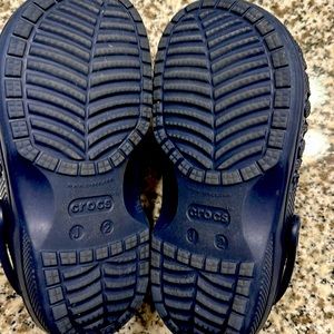 Boys size 2 Crocs